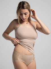 Sexy High-Cut Lace Briefs