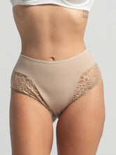 Plus Size Mama Brife In Cotton With Dentelle