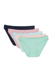 Eve Chantelle Multi Color Underwear - Bikini Cut - Pack Of 5 Panties For Women - chantelleve