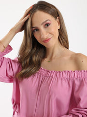 "Green Gem Harmony" Gold-Tone Necklace