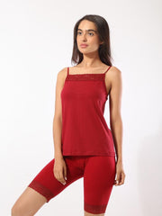 Thin Lace Tank Top - Eve Chantelle