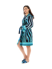 Eve MultiColor Bathrobe - Eve Chantelle