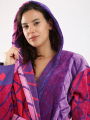 Eve MultiColor Bathrobe - Eve Chantelle
