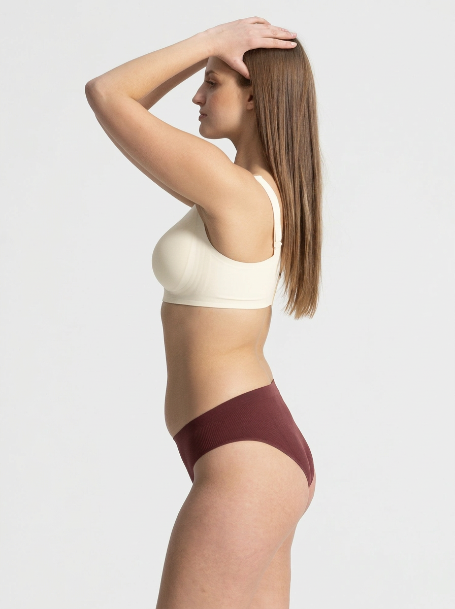 Eve Chantelle Seamless Mesh-Trim Bonded Bralette