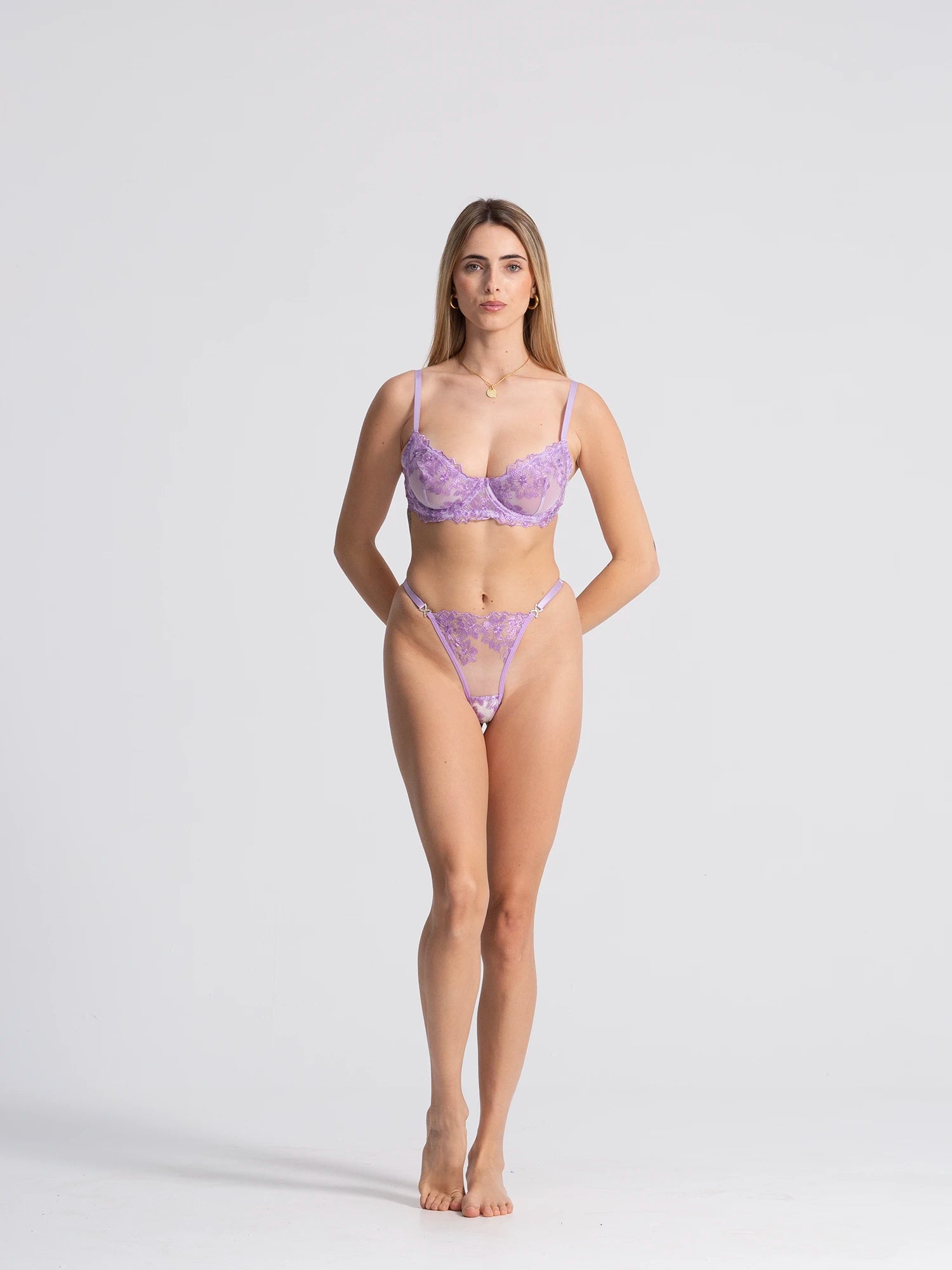 Eve Chantelle Floral Lace Lingerie Set