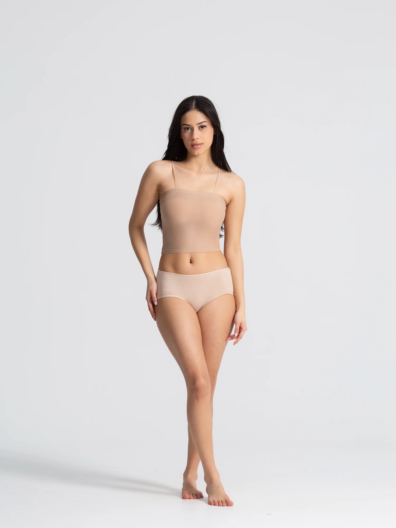 Eve Chantelle Seamless Padded Bra Crop Top