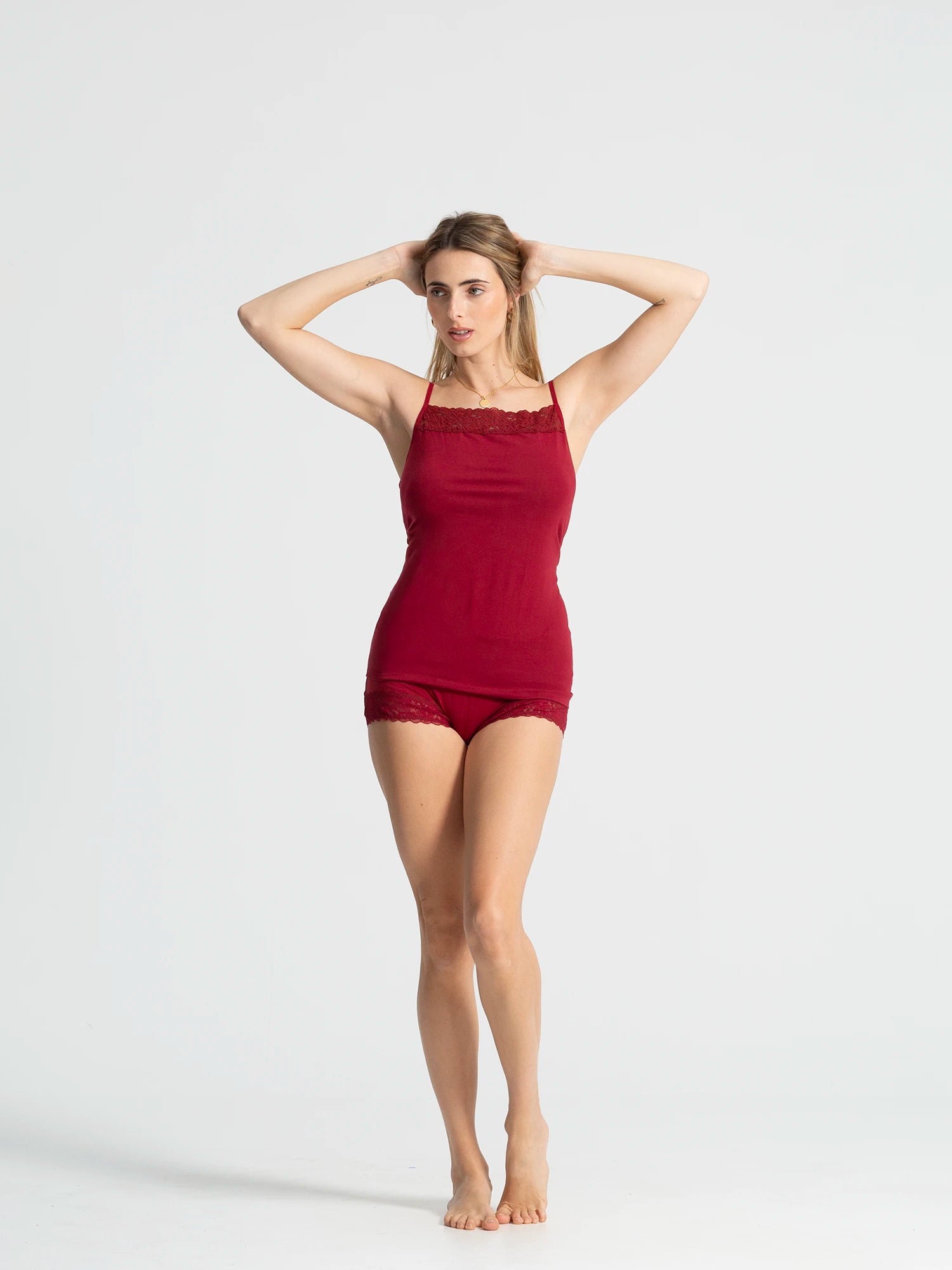 Eve Chantelle Womens Thin Lace Tank Top