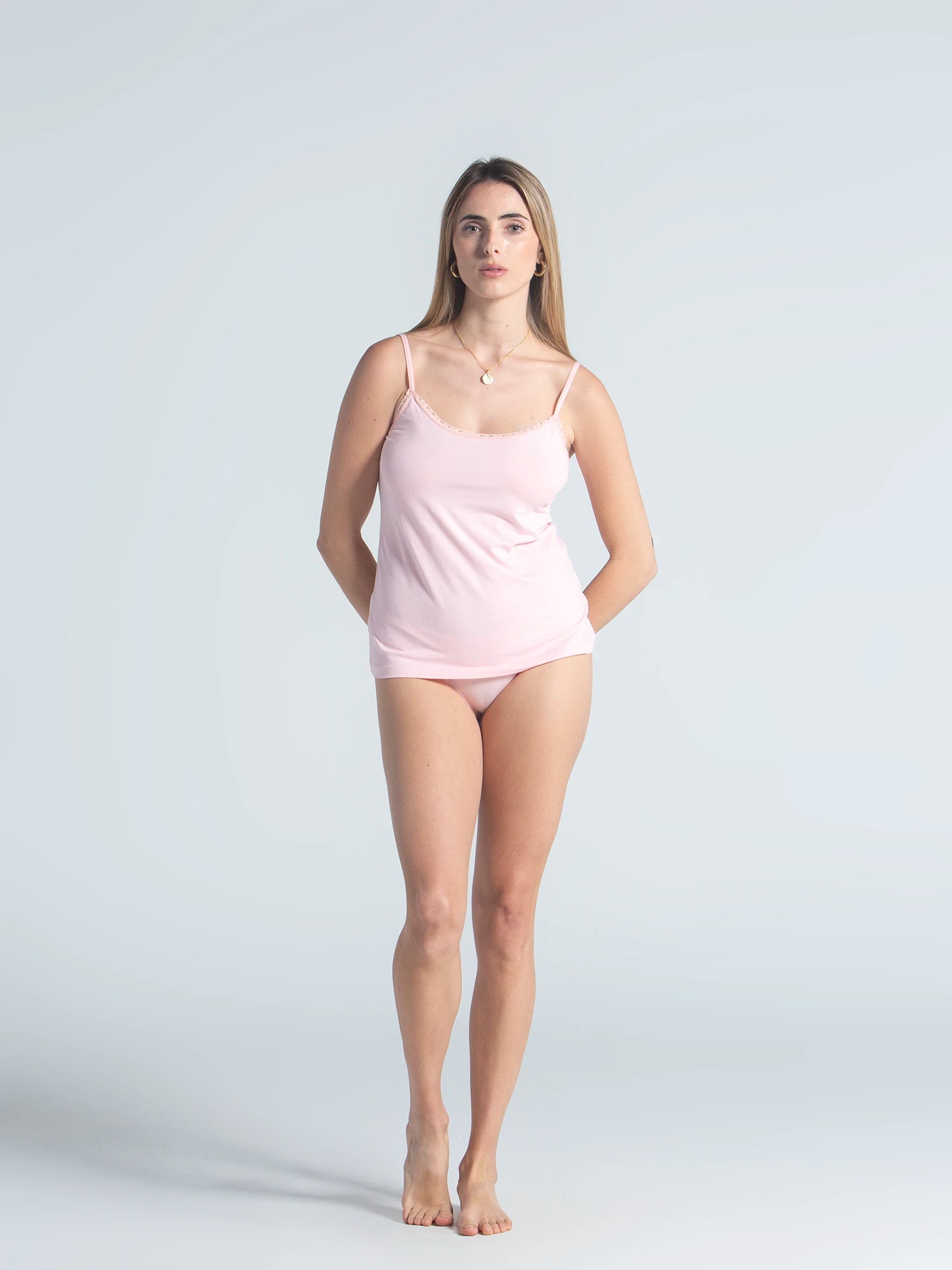 Thin Lace Edge Tank Top