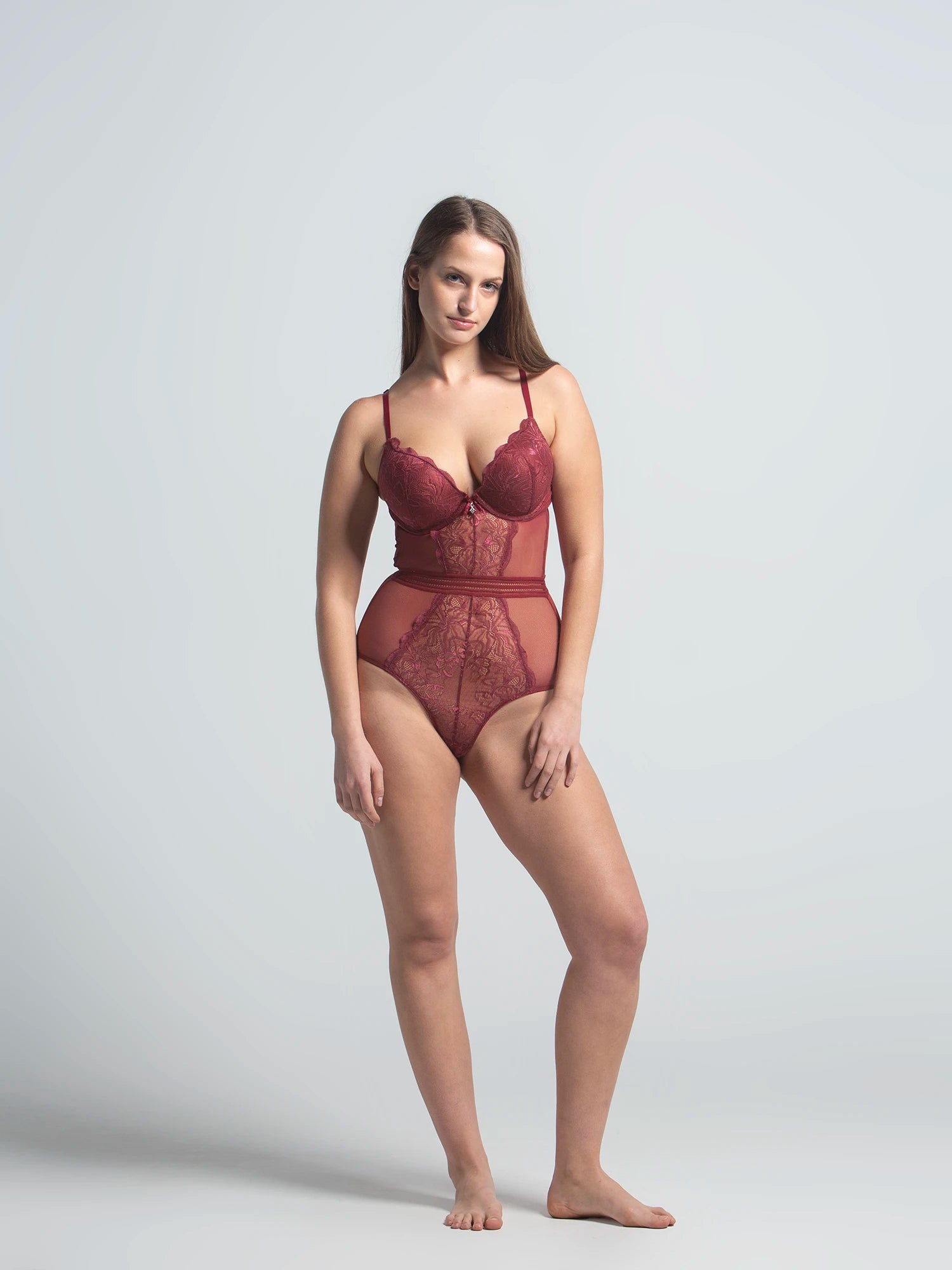 Eve Chantelle Ivory Allure Bodysuit