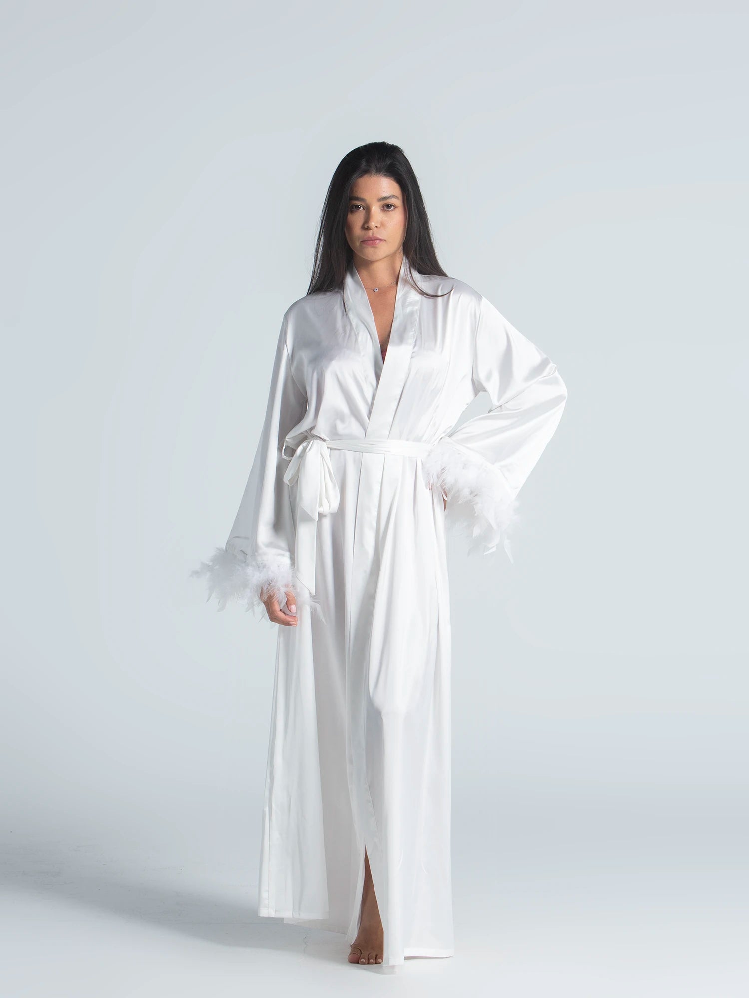 Eve Chantelle Regal Bride Satin Robe