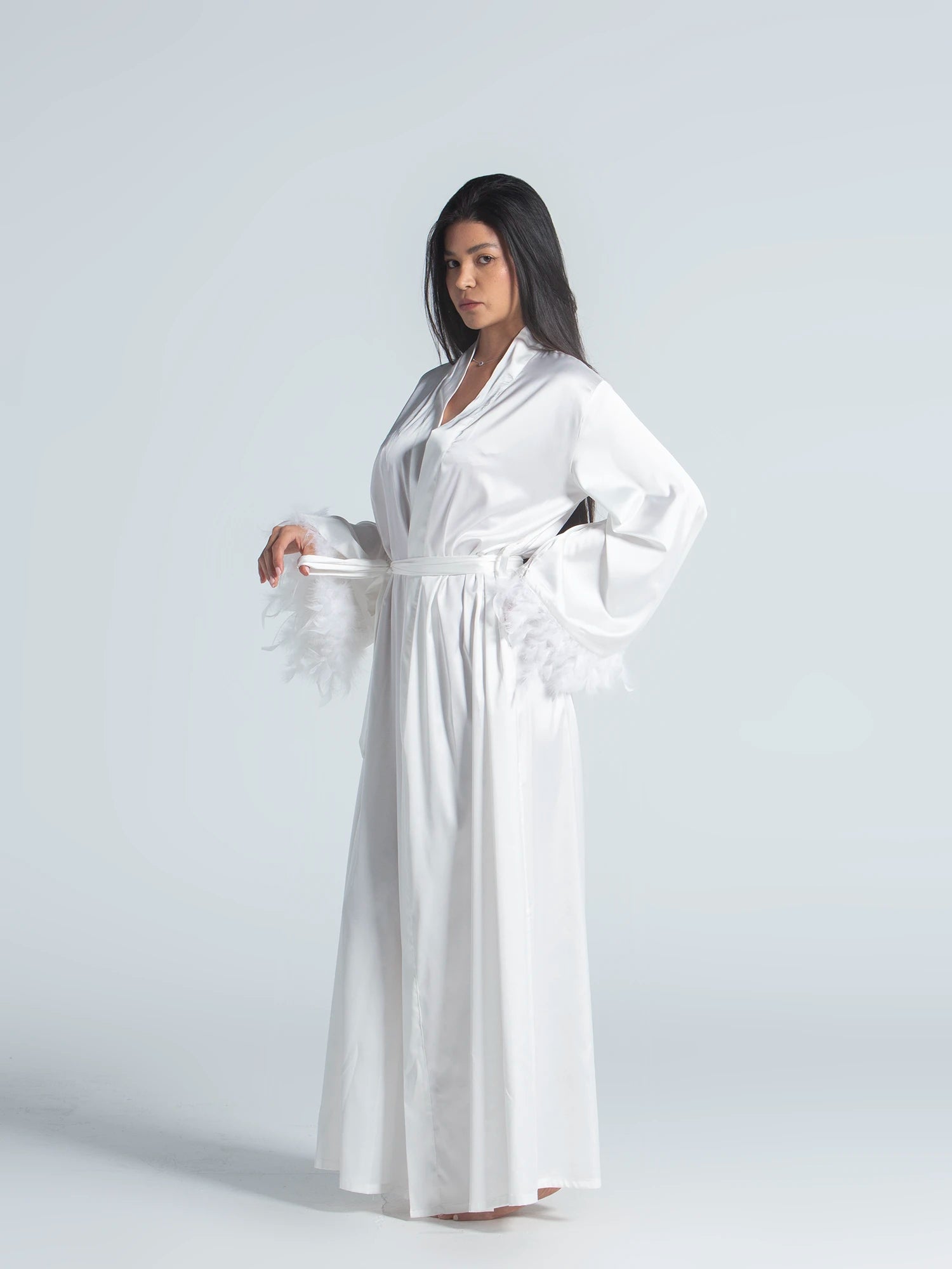 Eve Chantelle Regal Bride Satin Robe