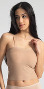 Eve Chantelle Seamless Padded Bra Crop Top