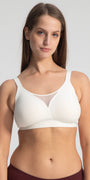 Eve Chantelle Seamless Mesh-Trim Bonded Bralette