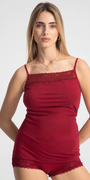 Eve Chantelle Womens Thin Lace Tank Top