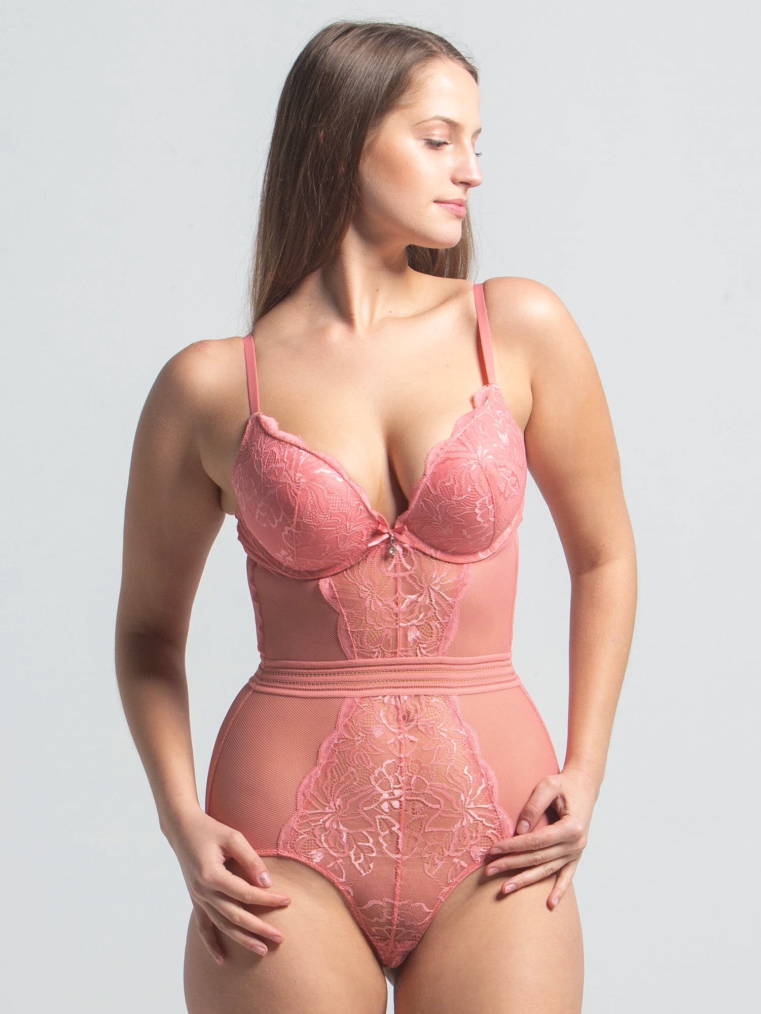 Eve Chantelle Ivory Allure Bodysuit