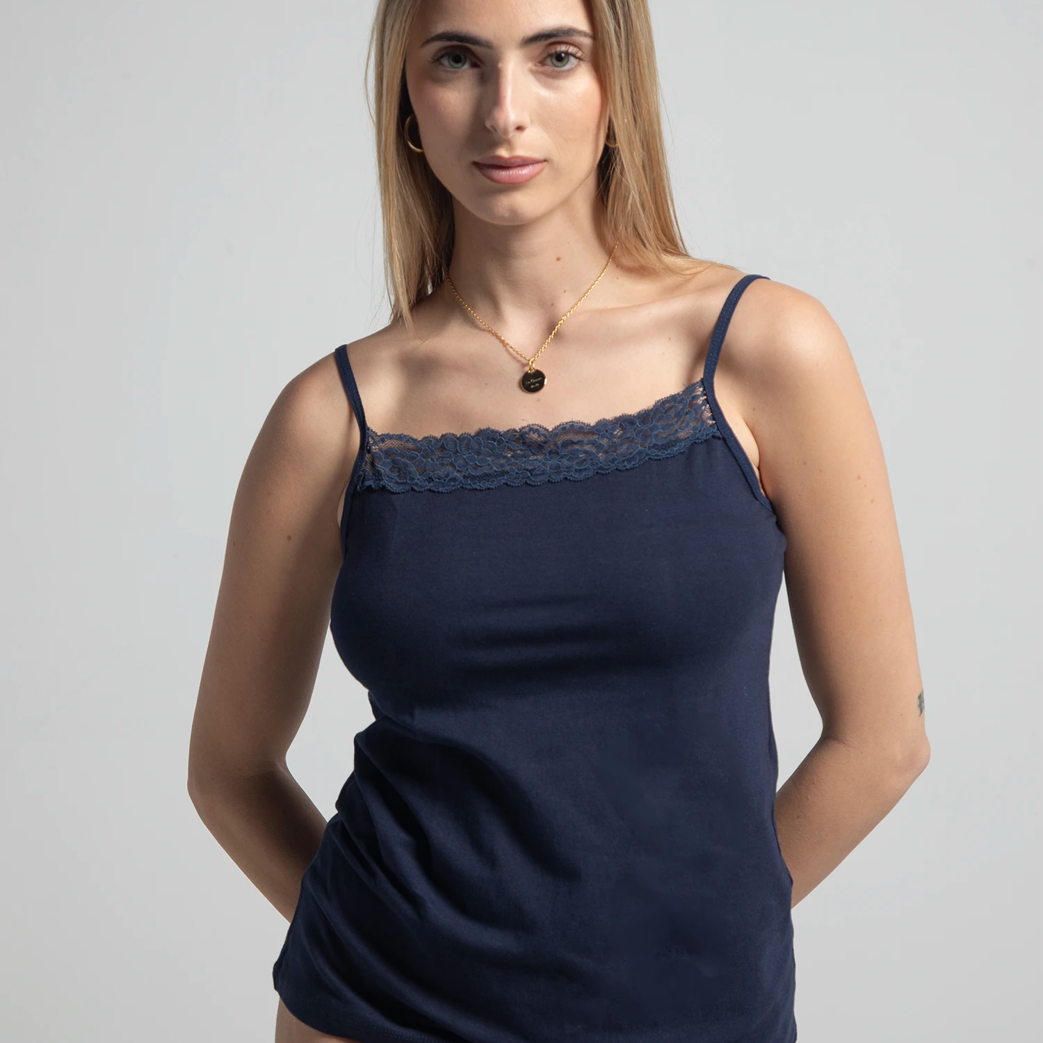 Eve Chantelle Womens Thin Lace Tank Top