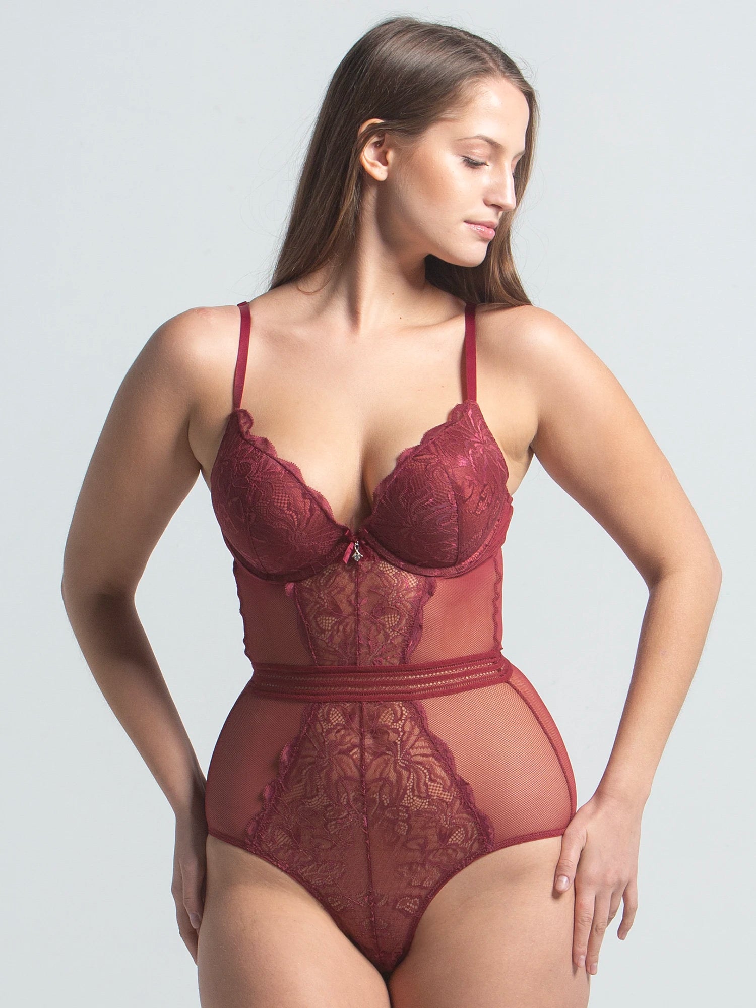 Eve Chantelle Ivory Allure Bodysuit