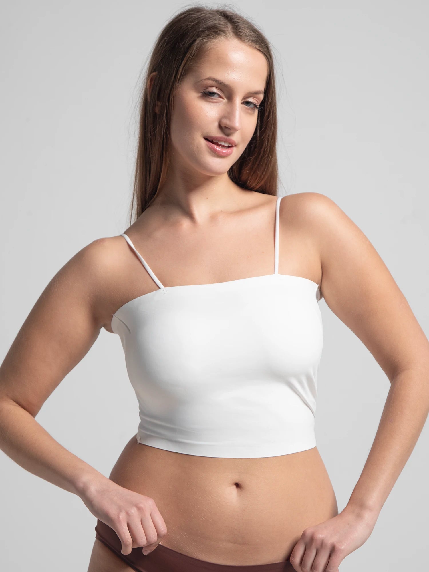 Eve Chantelle Seamless Padded Bra Crop Top