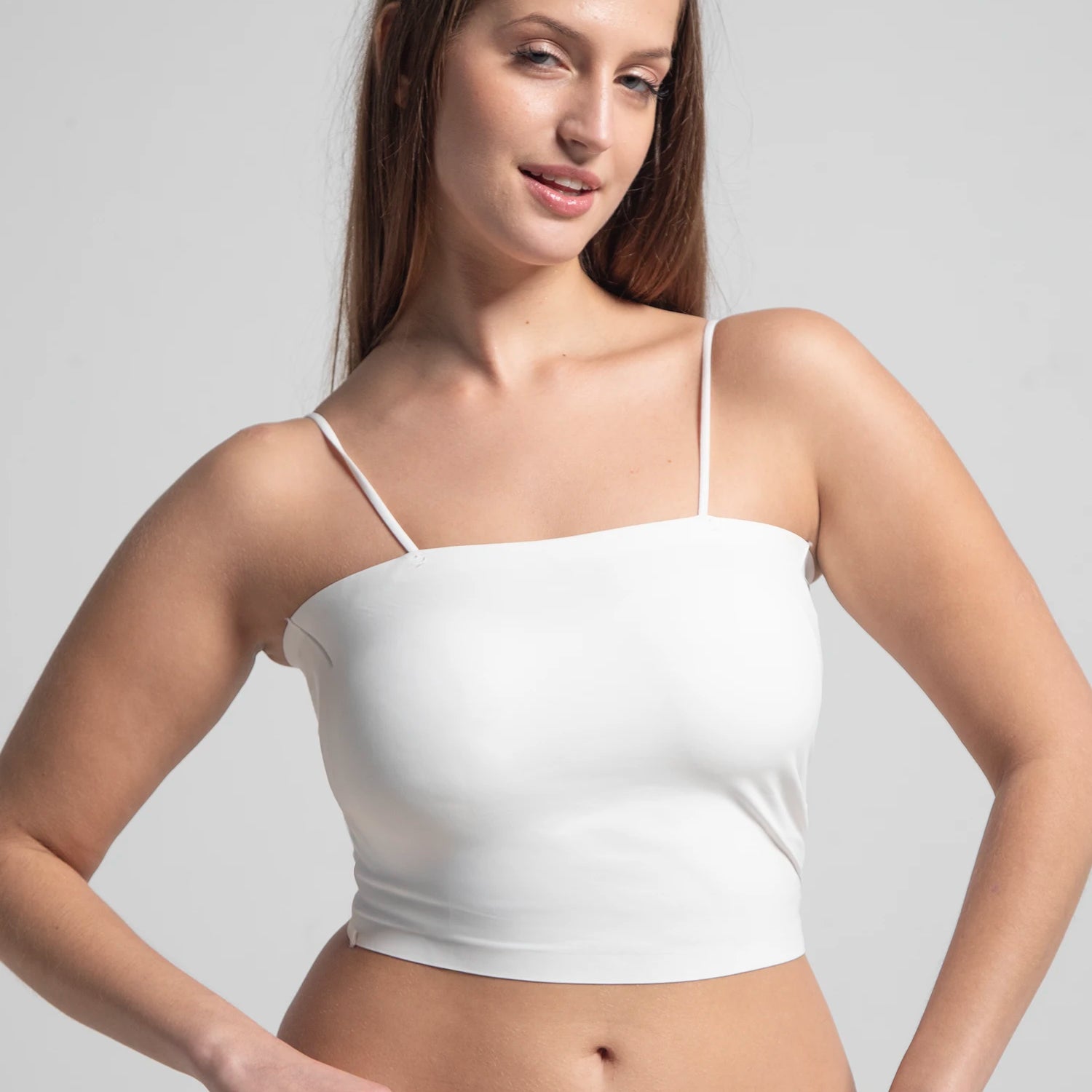 Eve Chantelle Seamless Padded Bra Crop Top