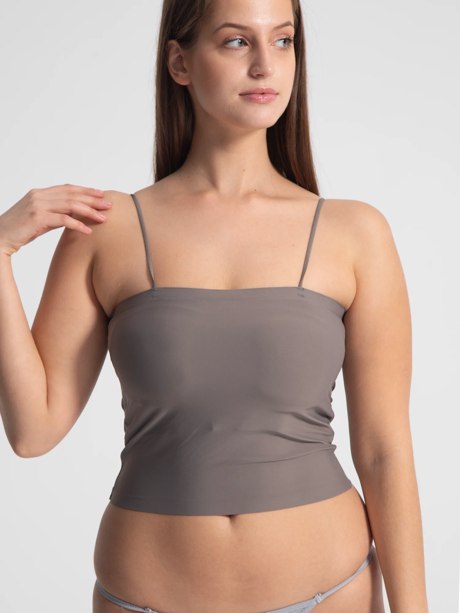 Eve Chantelle Seamless Padded Bra Crop Top