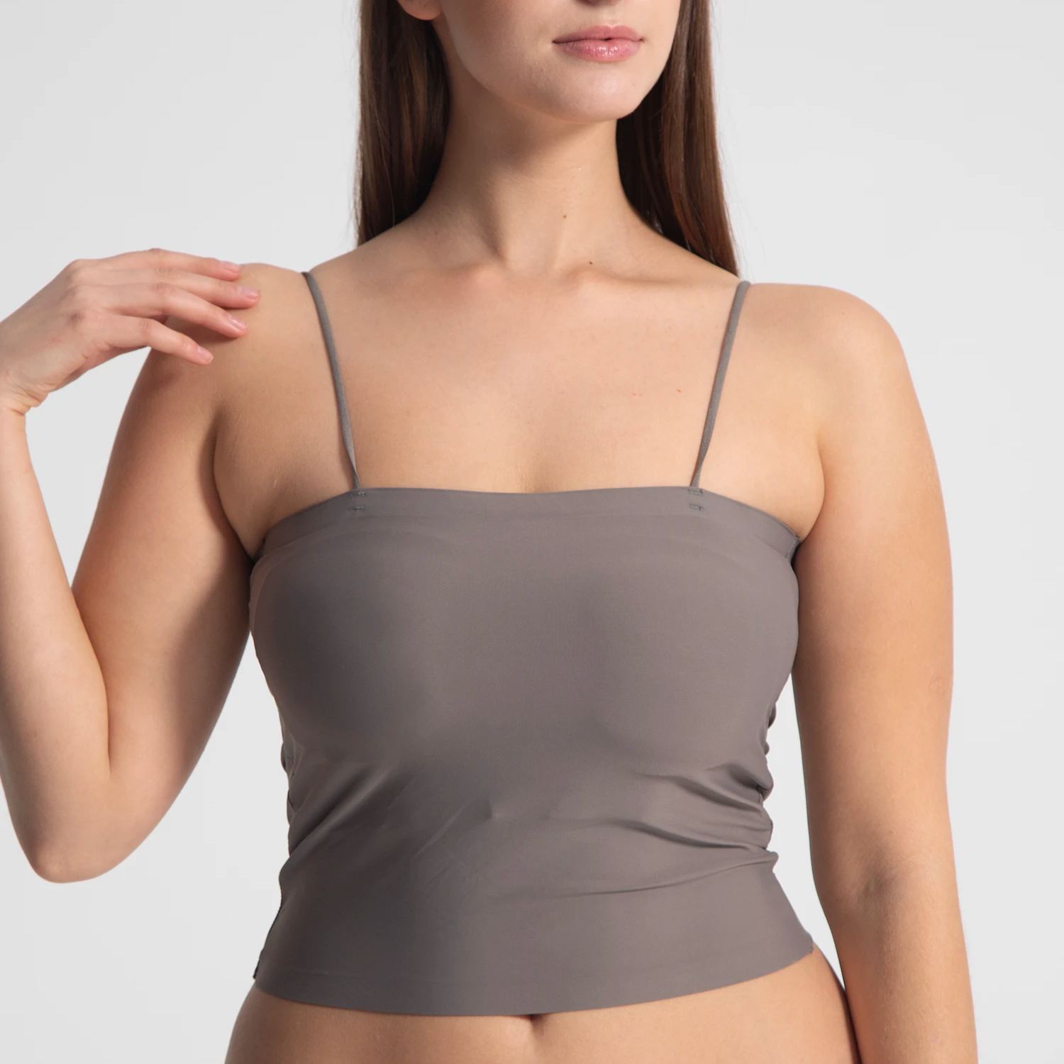 Eve Chantelle Seamless Padded Bra Crop Top
