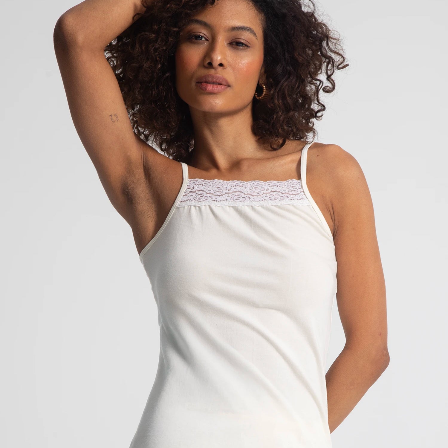 Eve Chantelle Womens Thin Lace Tank Top