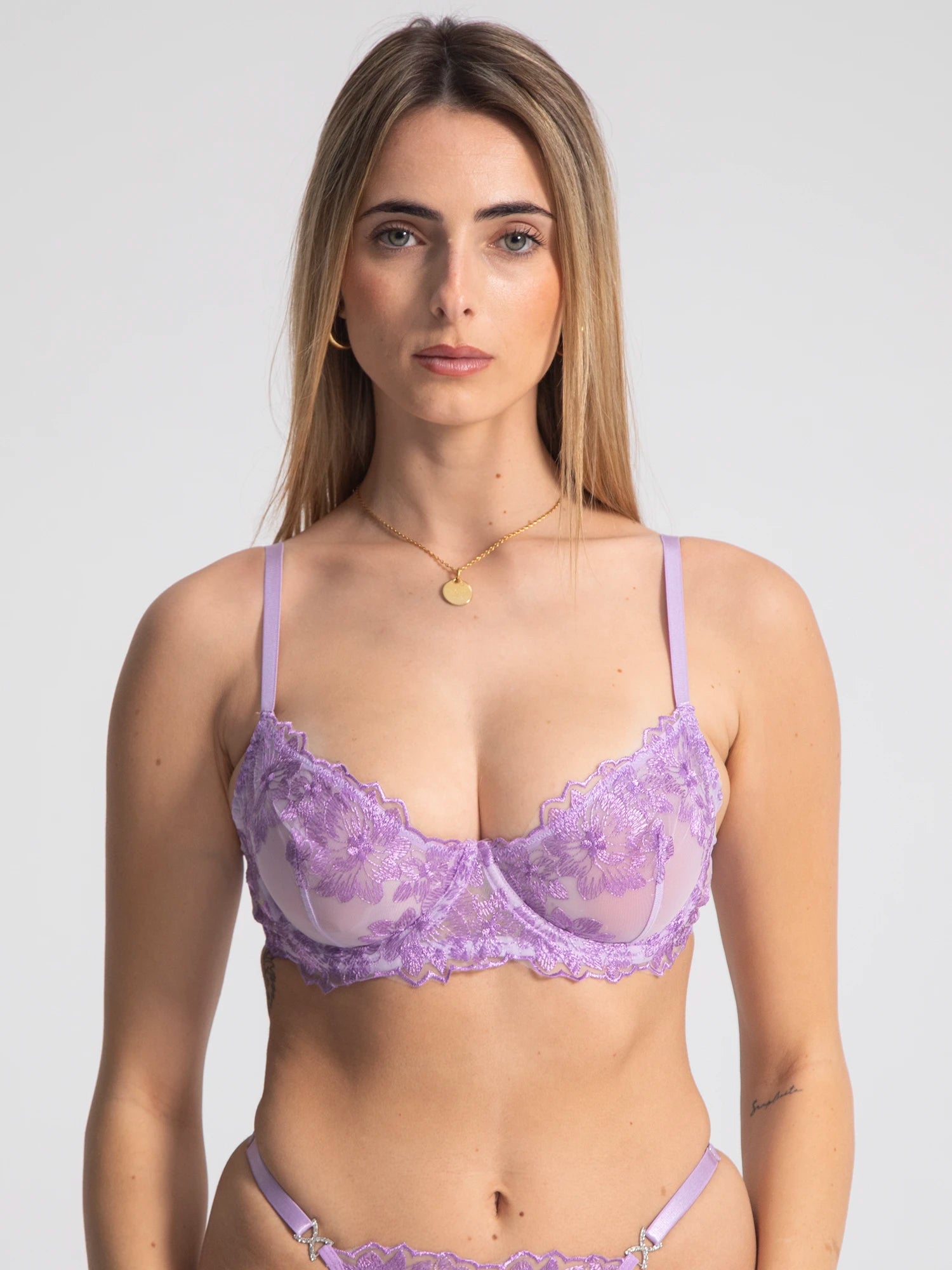 Eve Chantelle Floral Lace Lingerie Set