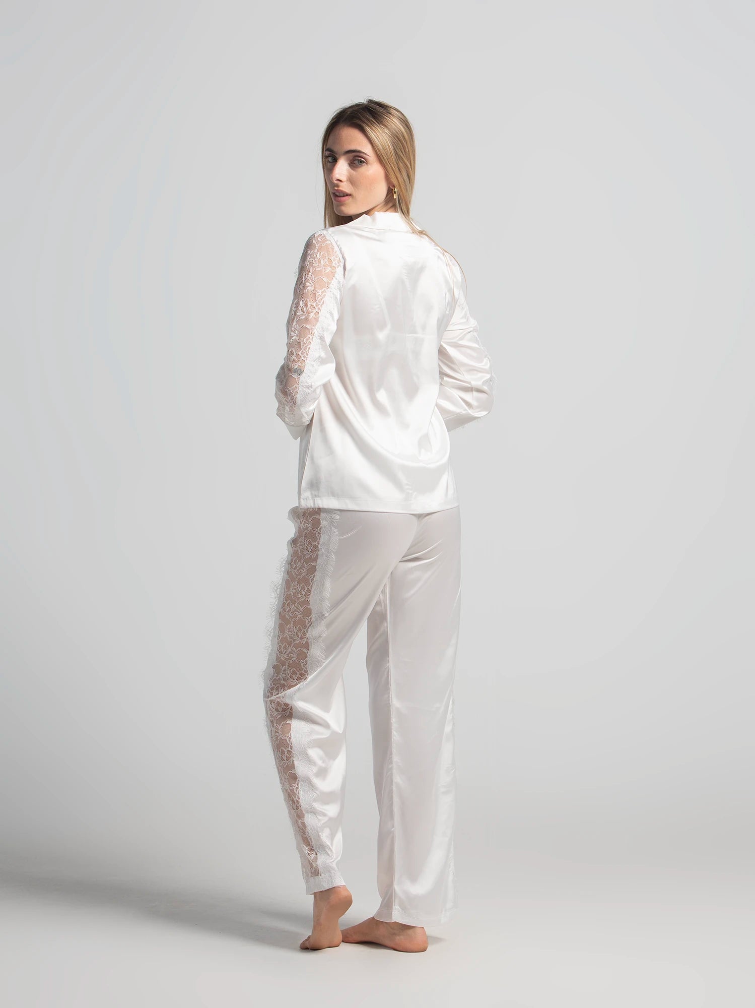 Eve Chantelle Bridal Bliss Satin Pajama Set