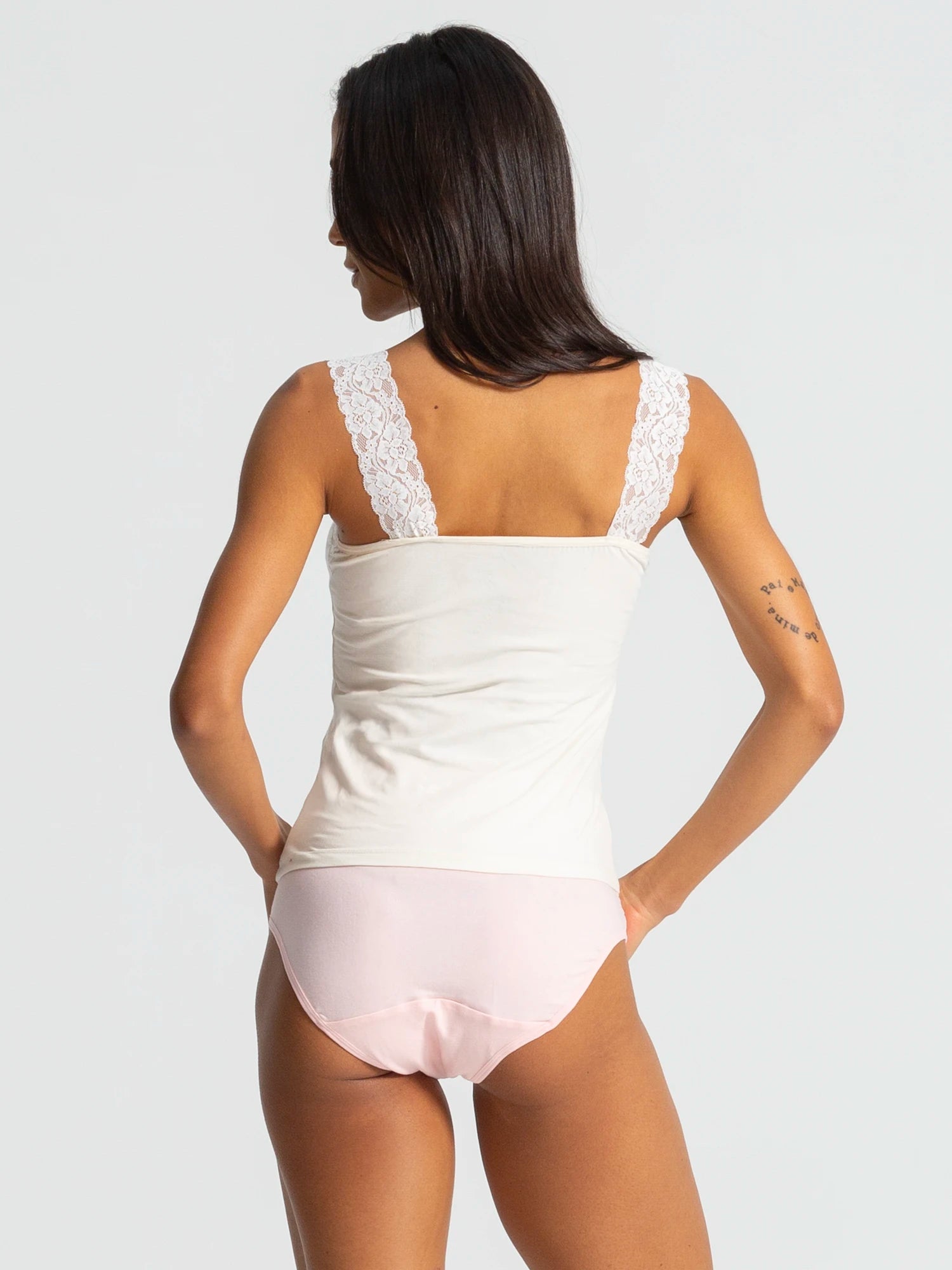 Plus Size Mama Brife In Cotton With Dentelle