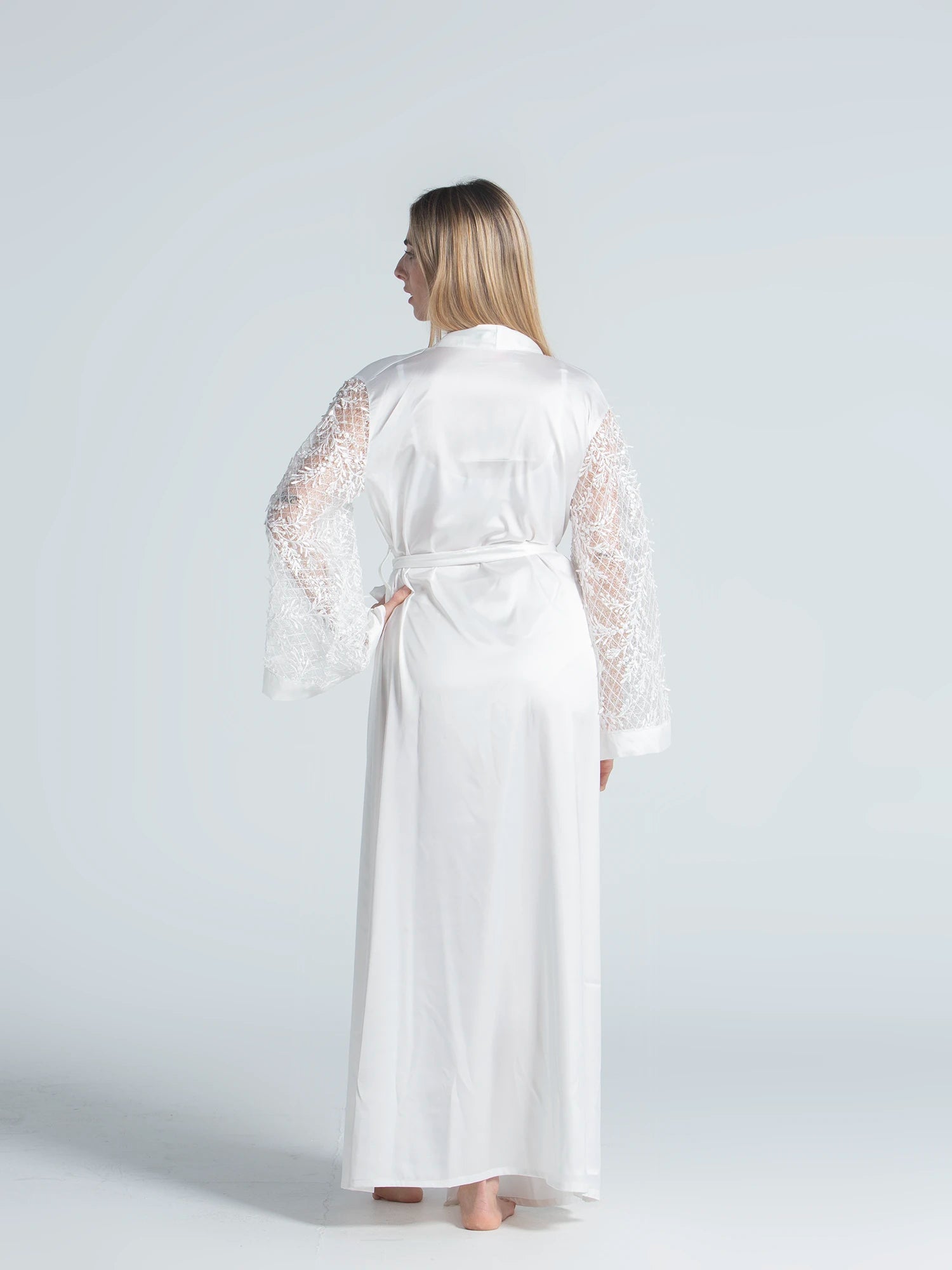 Eve Chantelle Royal Bride Satin Robe