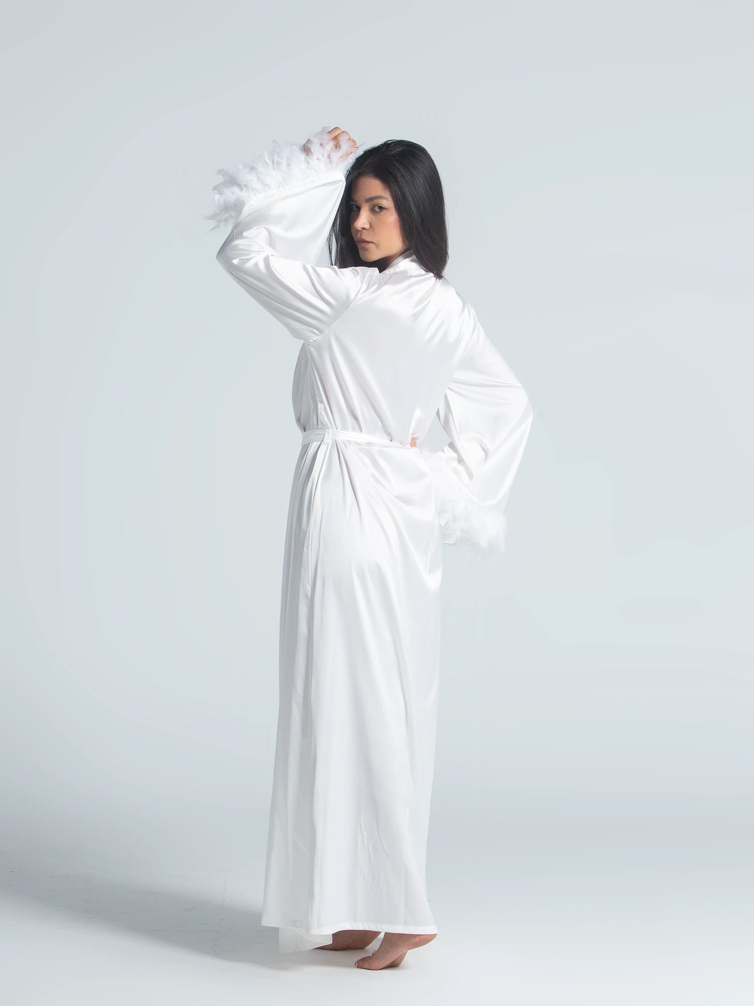 Eve Chantelle Regal Bride Satin Robe