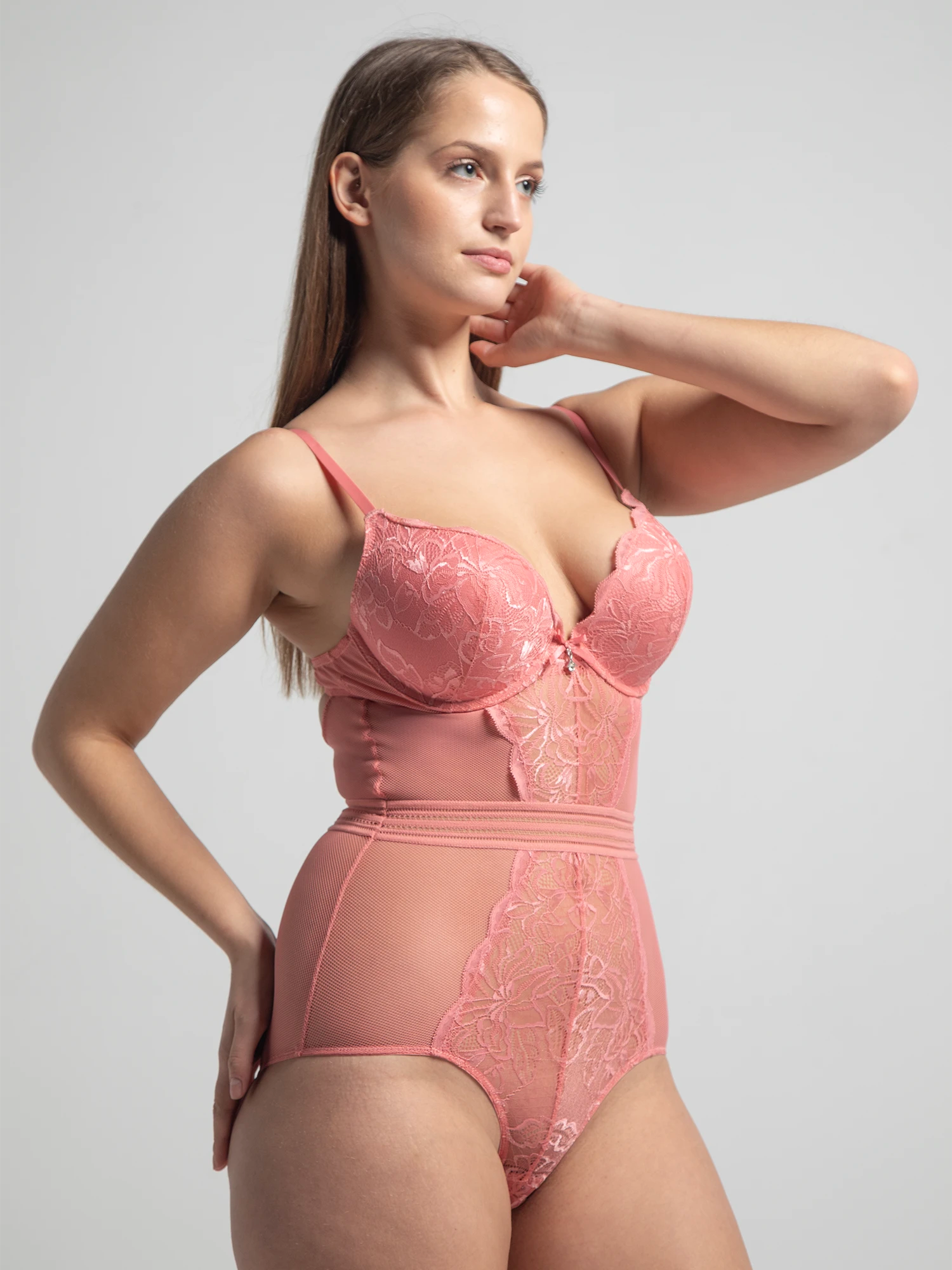 Eve Chantelle Ivory Allure Bodysuit