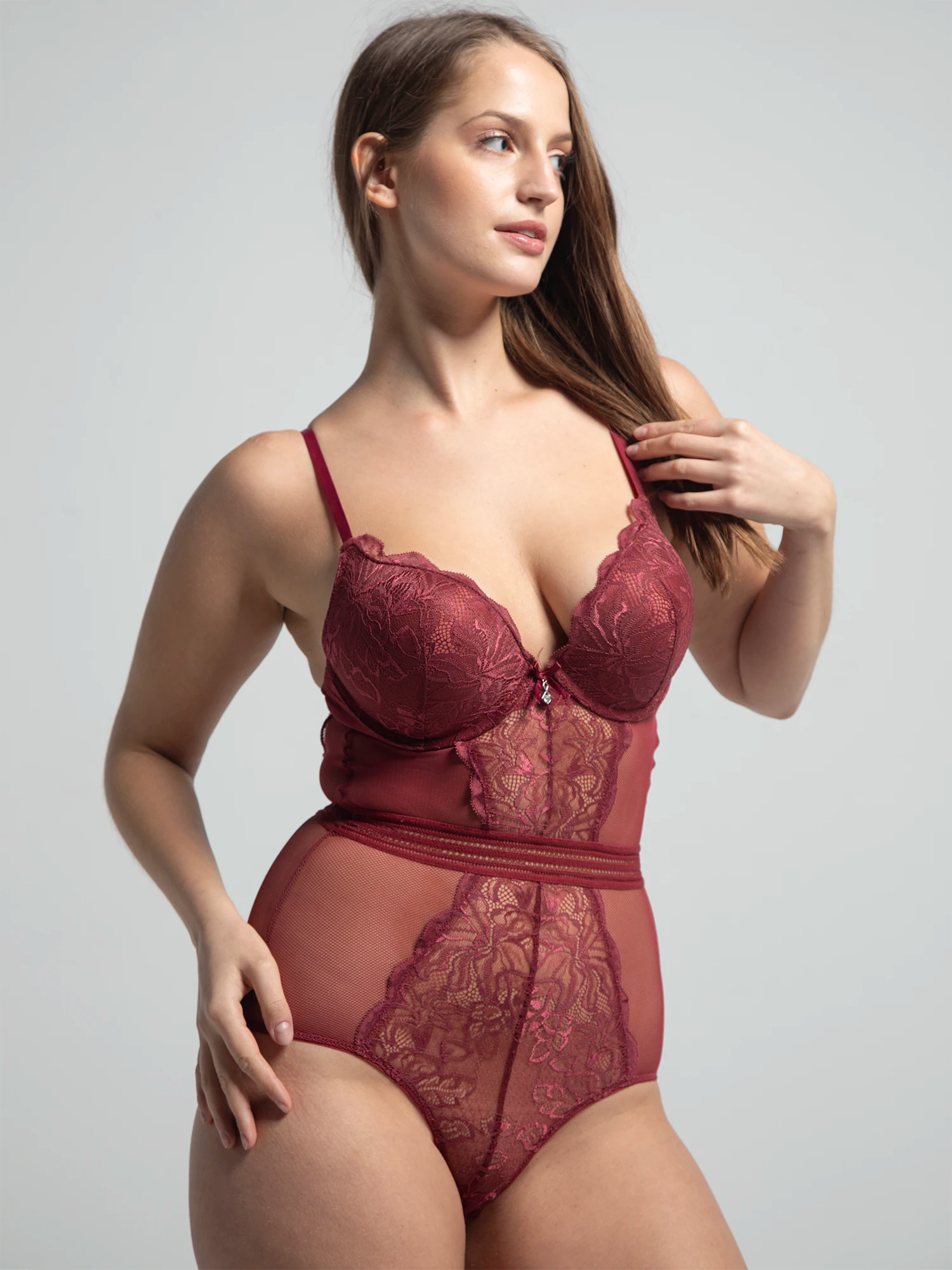 Eve Chantelle Ivory Allure Bodysuit