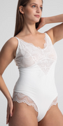 Plus Size Sexy Lace Tummy Control Bodysuit