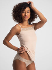 Eve Chantelle Womens Thin Lace Tank Top