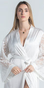 Eve Chantelle Royal Bride Satin Robe