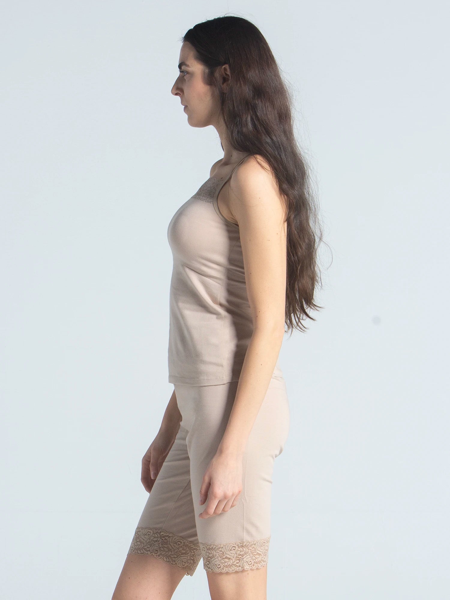 Eve Chantelle Womens Thin Lace Tank Top