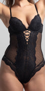 Eve Chantelle Midnight Lace Bodysuit