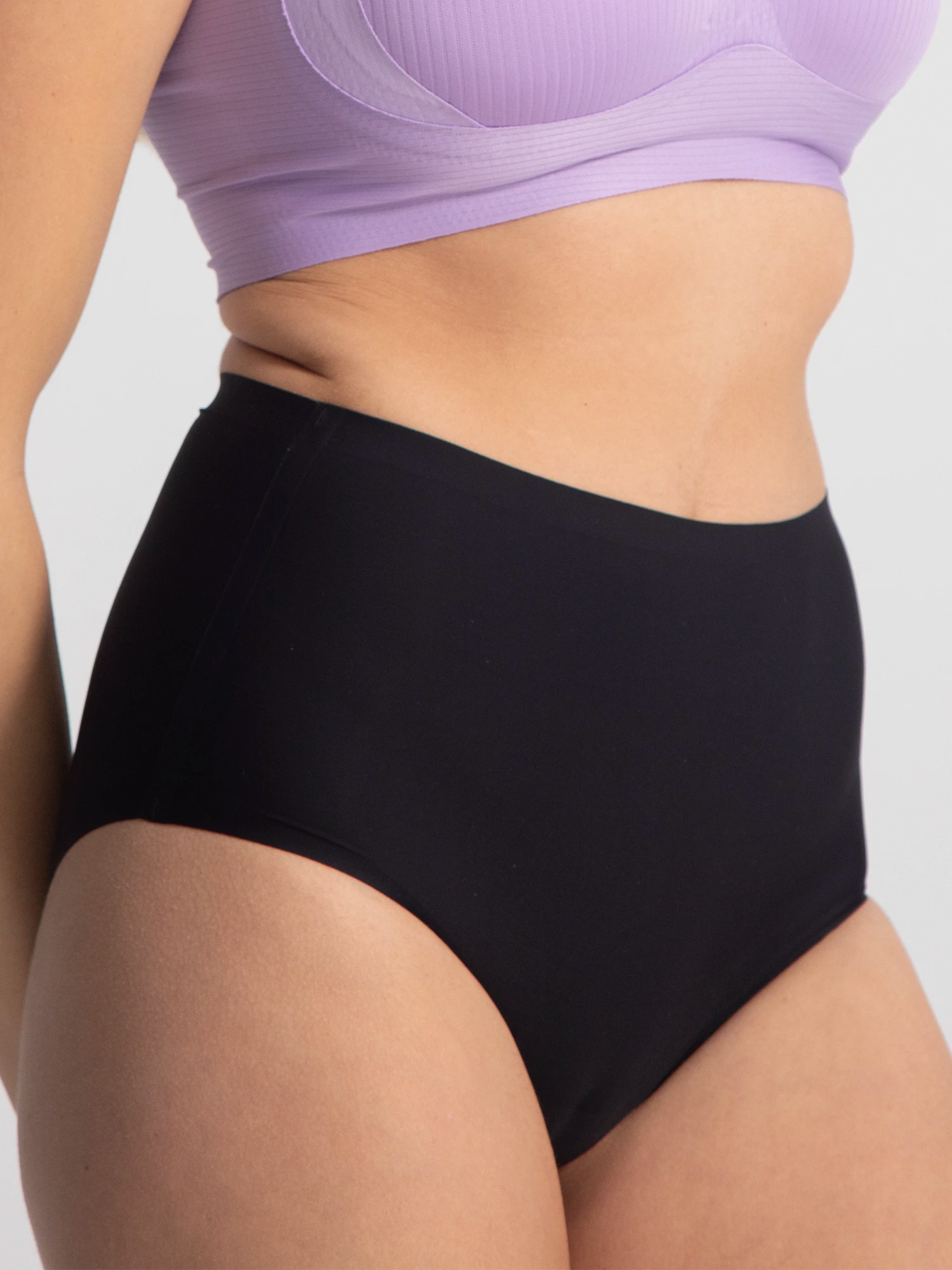 Seamless Elegance High-Waist Briefs