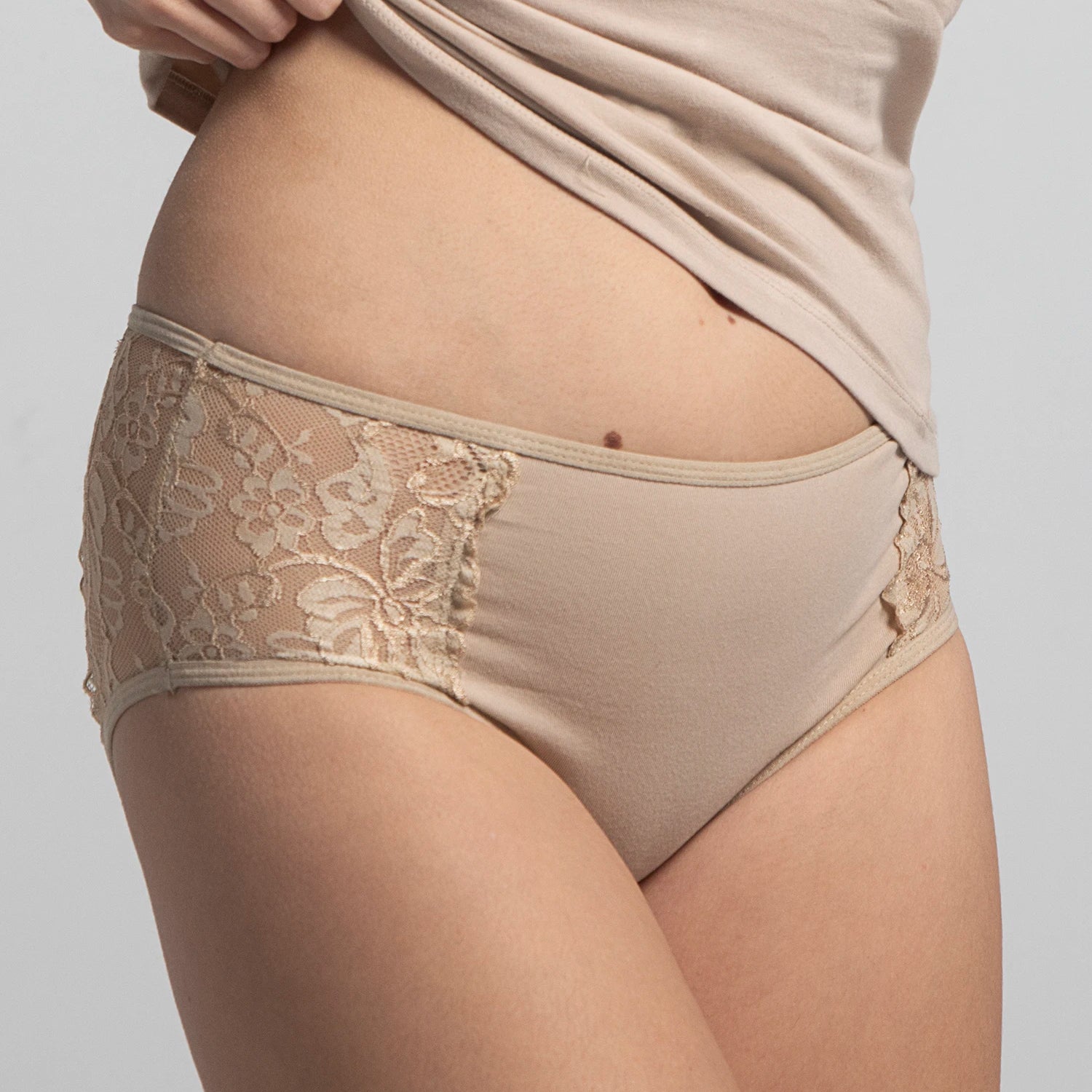 Sexy High-Cut Lace Briefs
