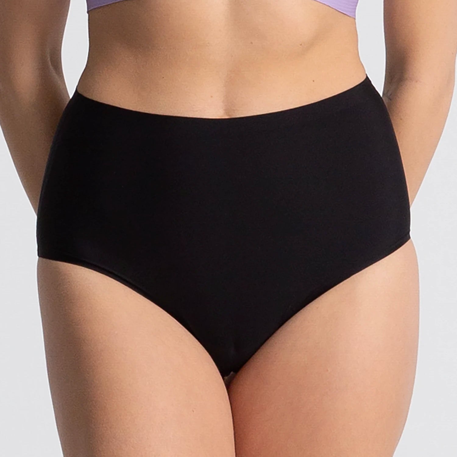 Seamless Elegance High-Waist Briefs