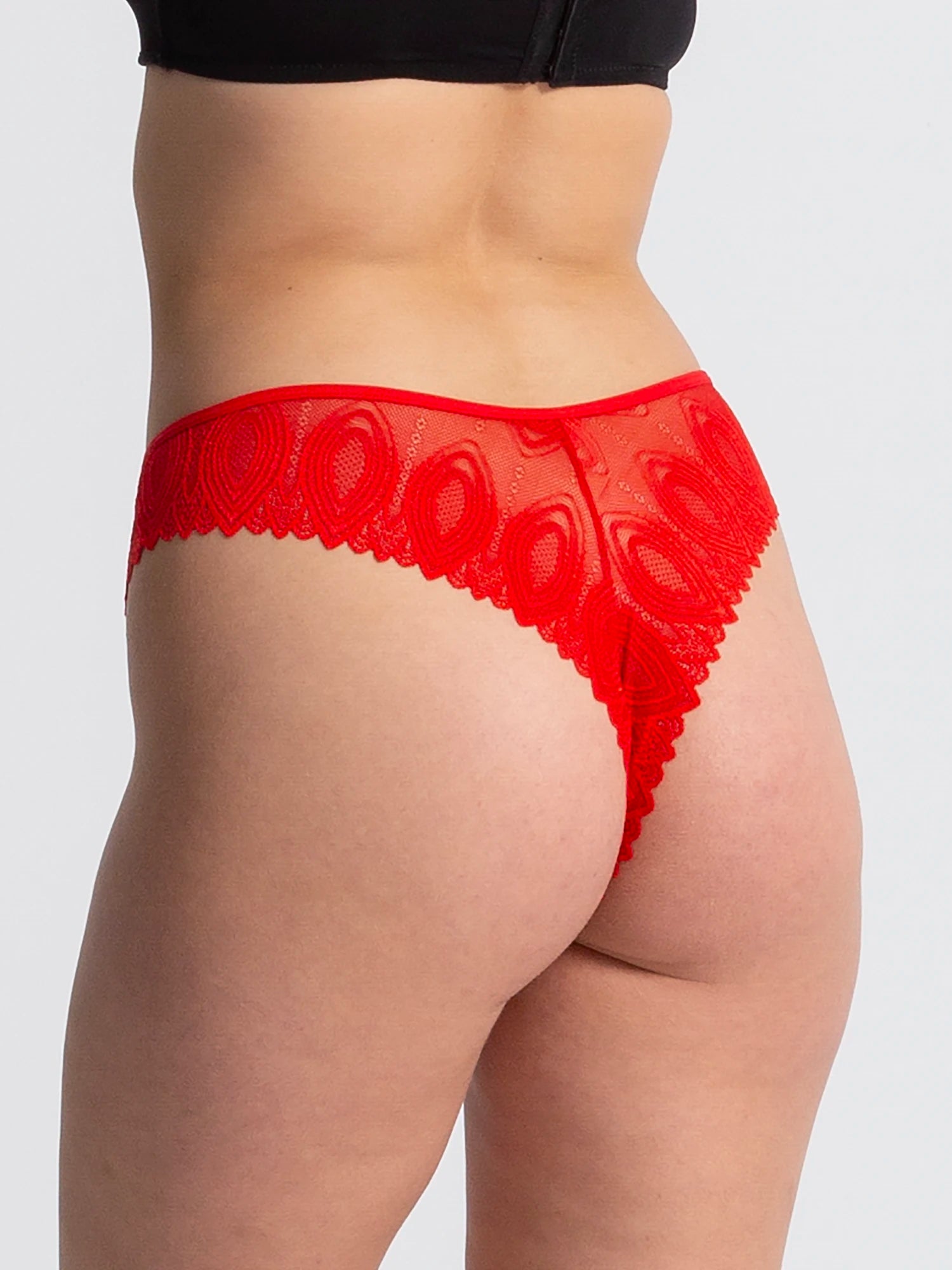 Eve Chantelle Lace Cross-Front Tanga