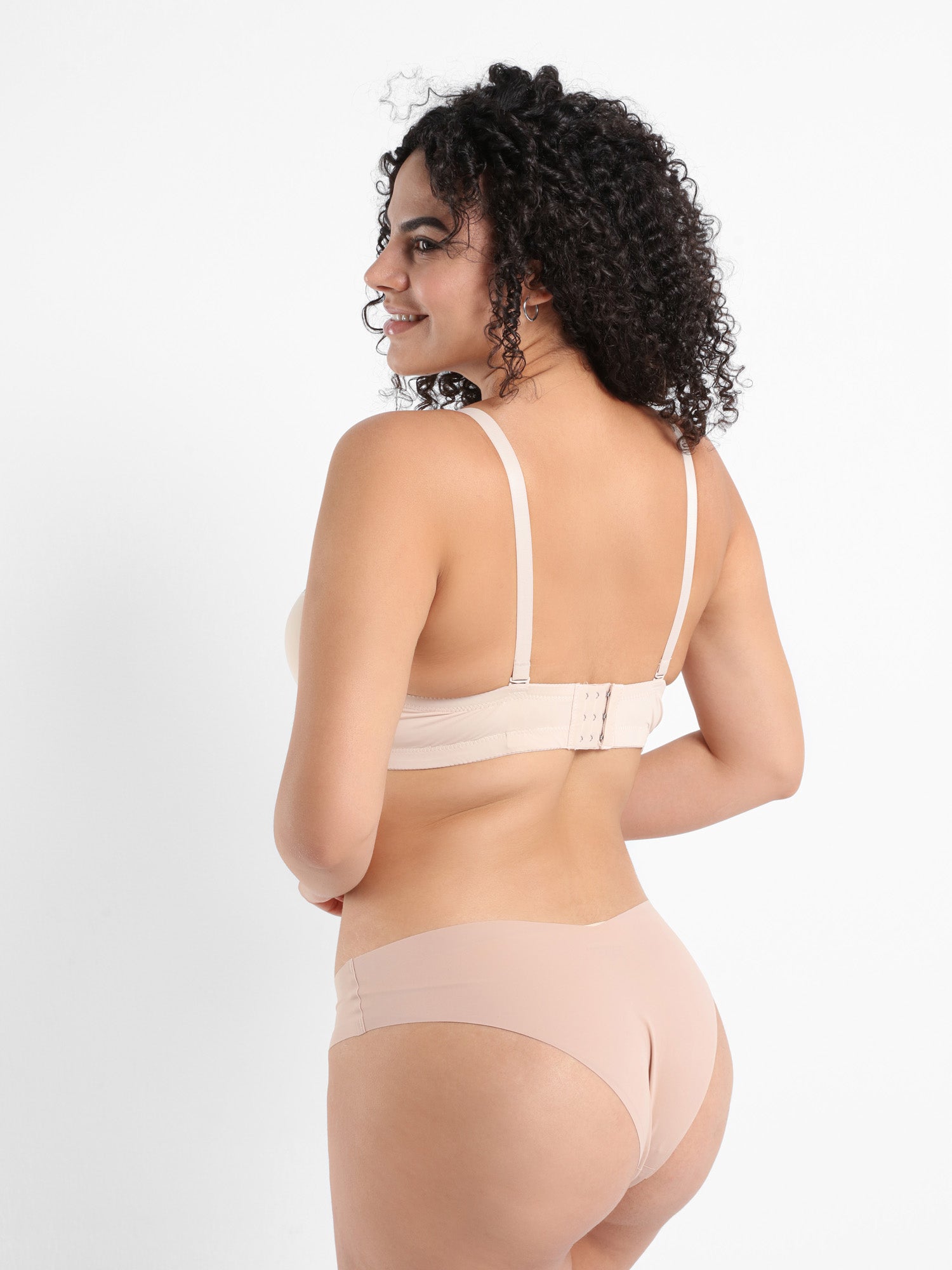 Full Coverage Plus Size Satin Bra