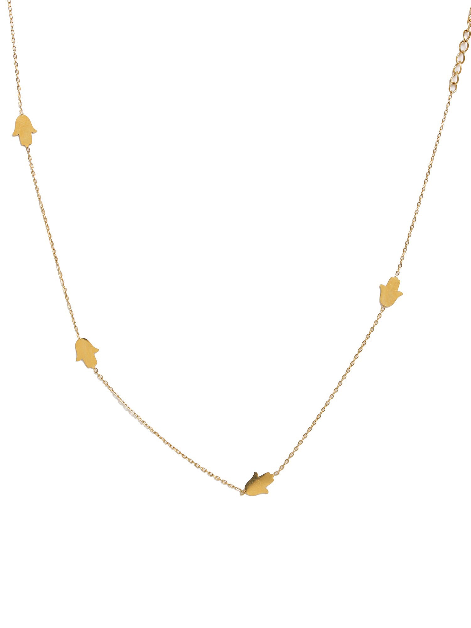 Nexura Gold-Tone Stainless Steel Brass Dangle Necklace