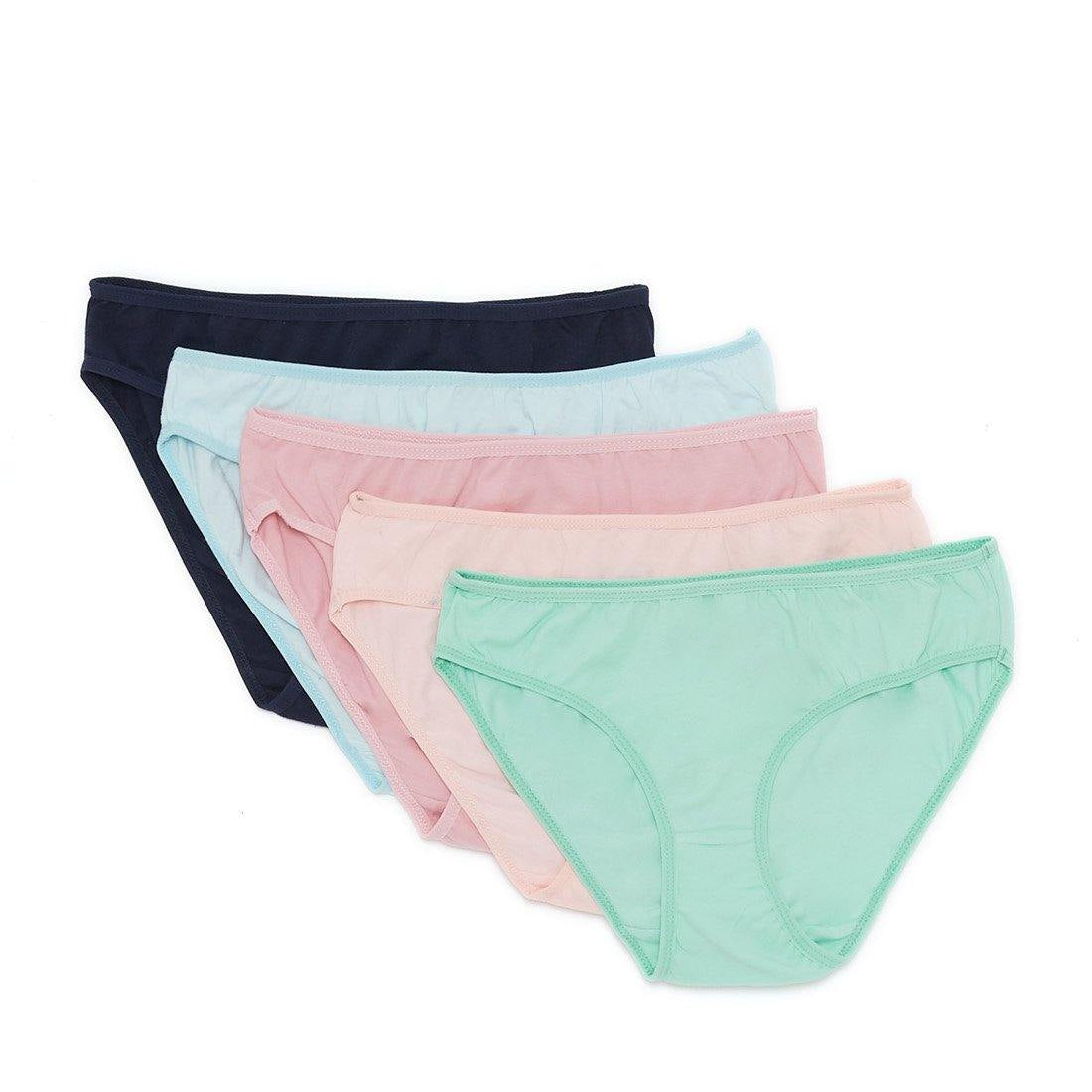 Eve Chantelle Multi Color Underwear - MIDI Cut - Pack Of 5 Panties For Women - chantelleve