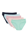 Eve Chantelle Multi Color Underwear - MIDI Cut - Pack Of 5 Panties For Women - chantelleve
