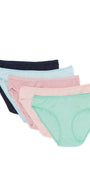 Eve Chantelle Multi Color Underwear - MIDI Cut - Pack Of 5 Panties For Women - chantelleve