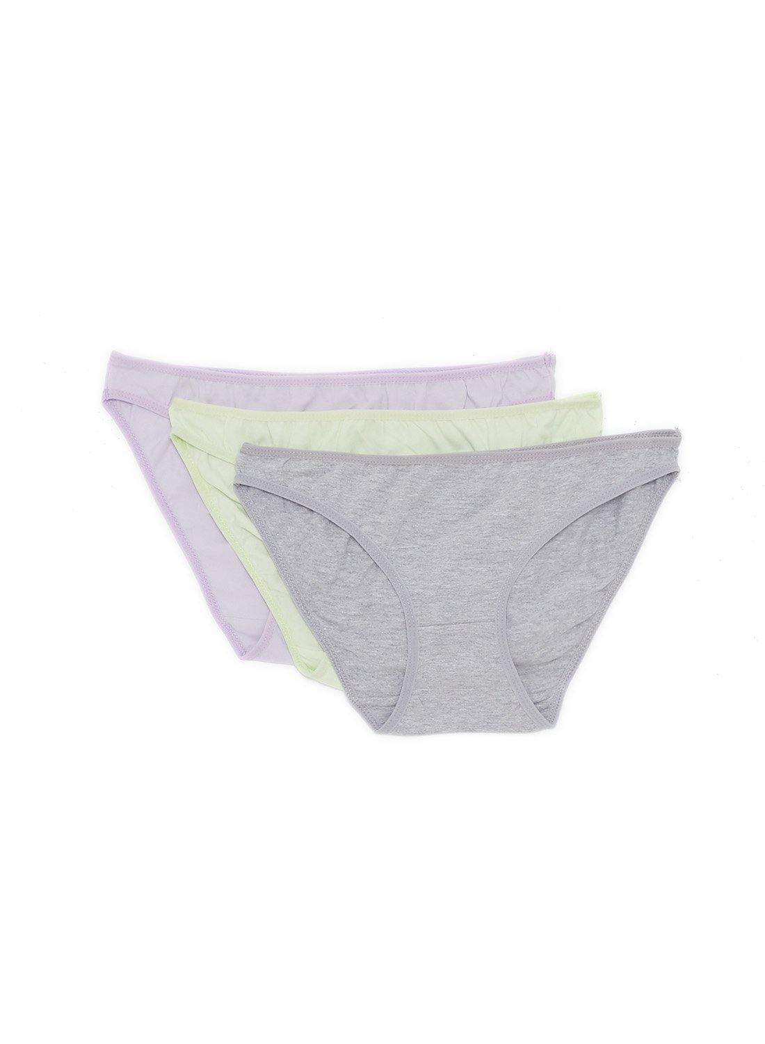 Eve Chantelle Multi Color Underwear - Bikini Cut - Pack Of 3 Panties For Women - chantelleve