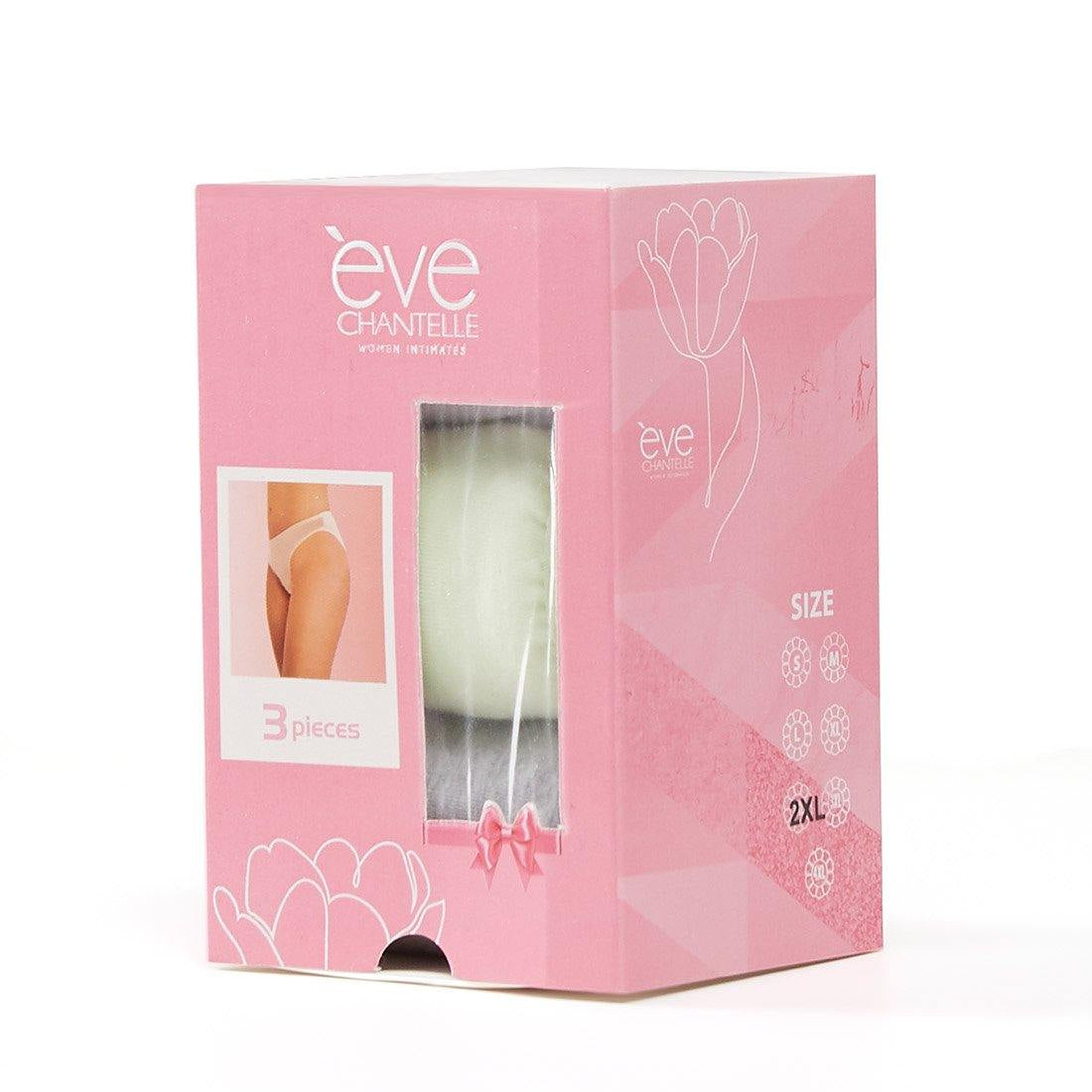 Eve Chantelle Multi Color Underwear - Bikini Cut - Pack Of 3 Panties For Women - chantelleve