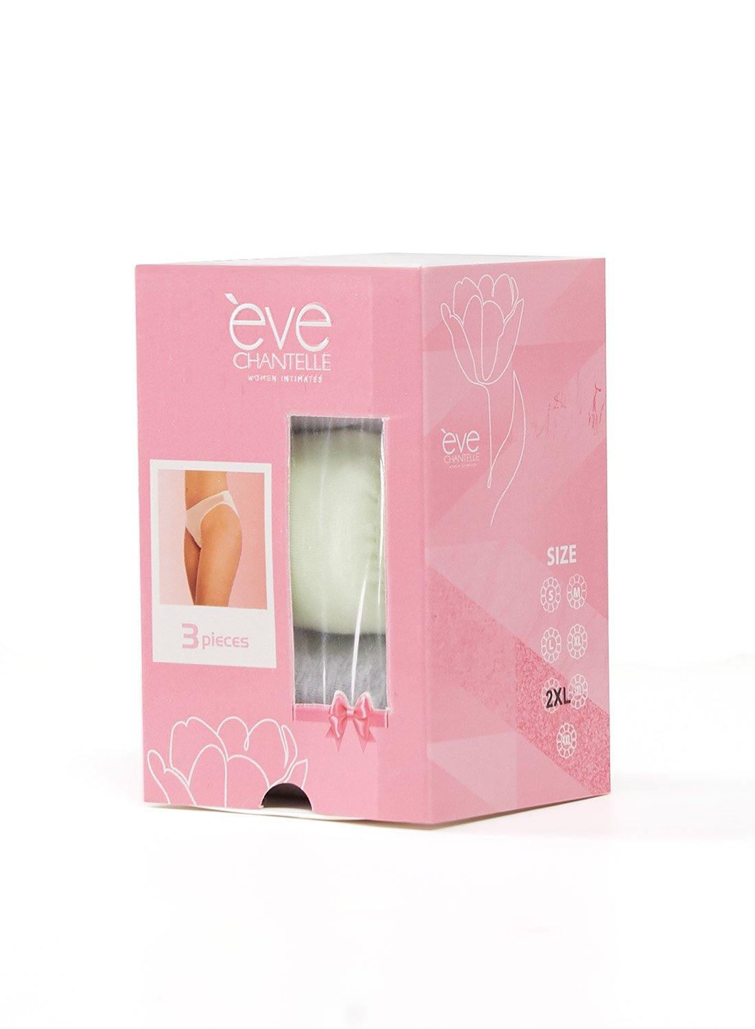 Eve Chantelle Multi Color Underwear - Bikini Cut - Pack Of 3 Panties For Women - chantelleve